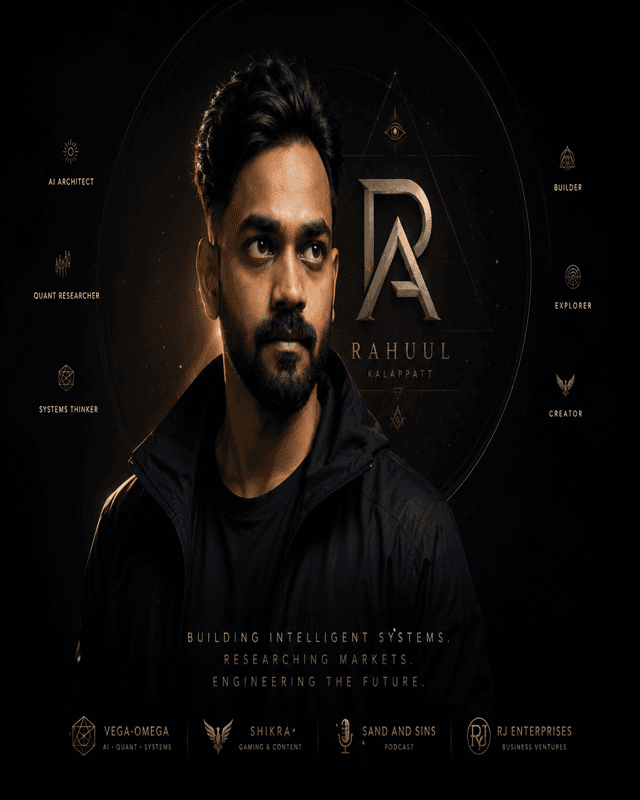 Rahuul Kalappatt — The Shadow Architect